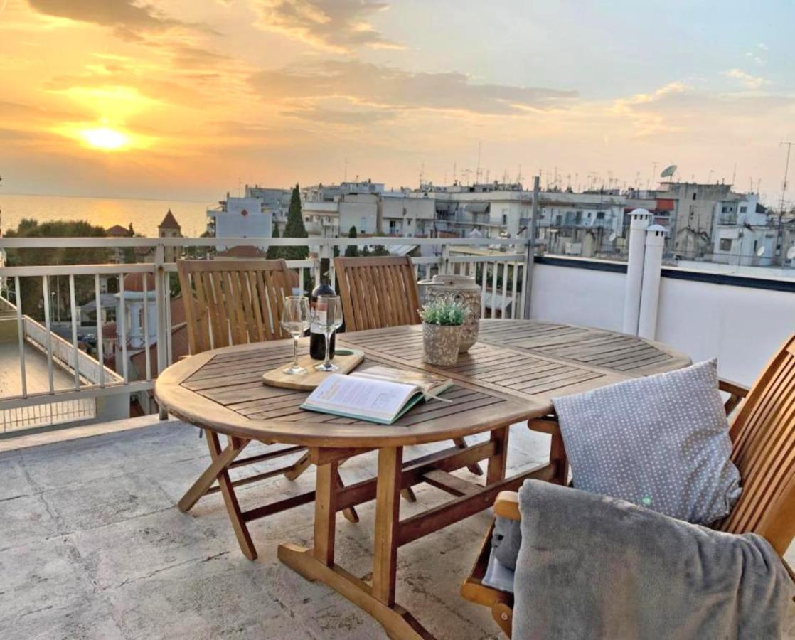 Sea View Sunset Penthouse Apartment Salonic Exterior foto